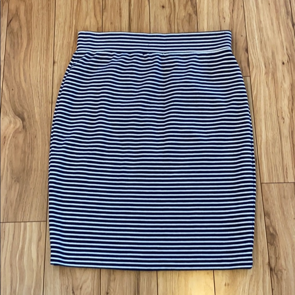 Joules Stripes Pencil Skirt